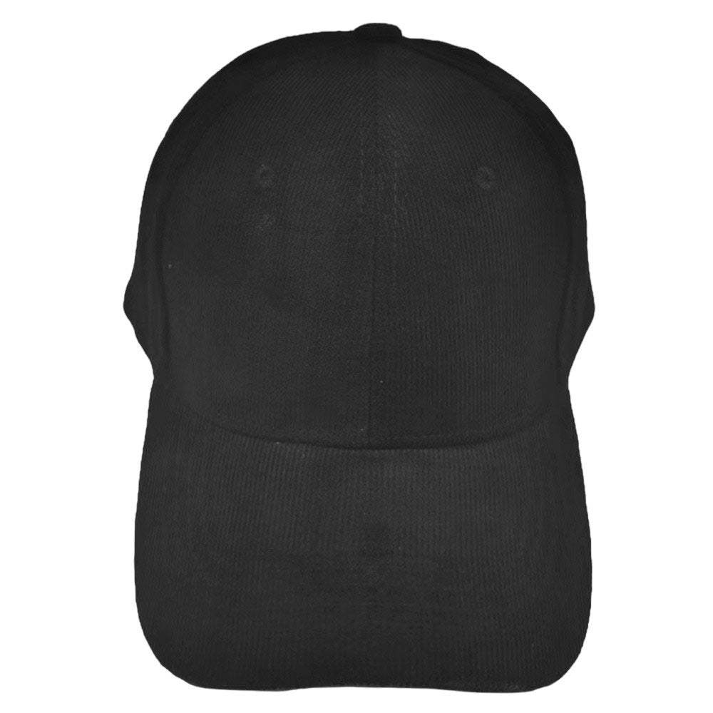 Solid Corduroy Baseball Cap - Madeline Love - Flyclothing LLC