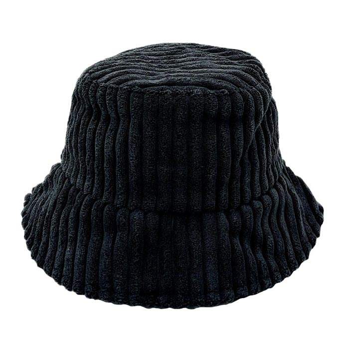 Solid Corduroy Bucket Hat - Madeline Love - Flyclothing LLC
