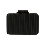 Solid Embossed Clutch Crossbody Bag - Madeline Love - Flyclothing LLC
