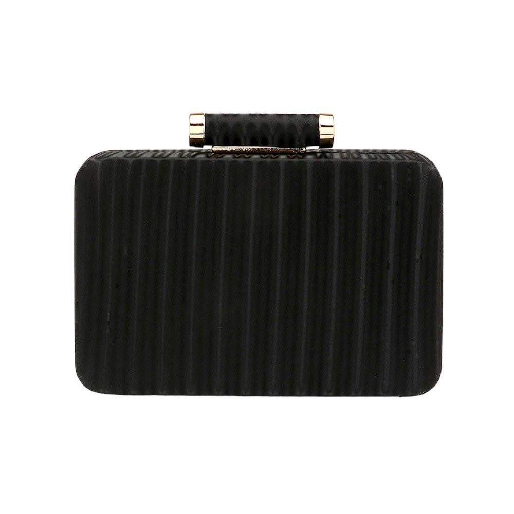 Solid Embossed Clutch Crossbody Bag - Madeline Love - Flyclothing LLC