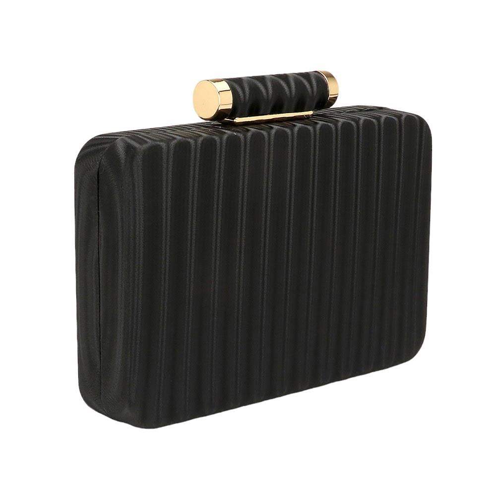 Solid Embossed Clutch Crossbody Bag - Madeline Love - Flyclothing LLC