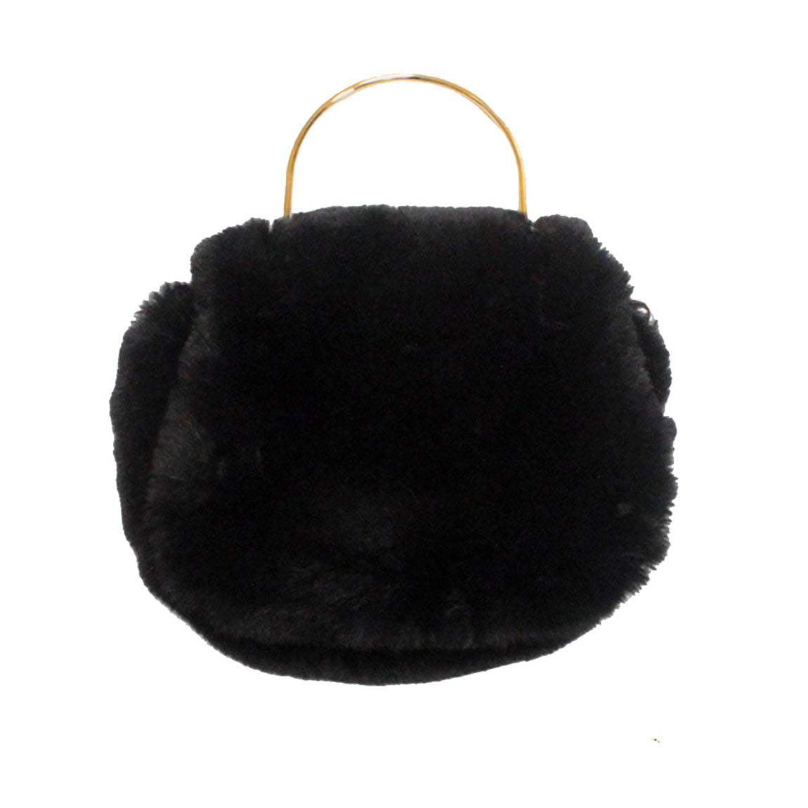 Solid Faux Fur Tote Crossbody Bag - Madeline Love - Flyclothing LLC