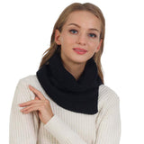 Solid Knit Snood Scarf - Madeline Love - Flyclothing LLC
