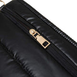 Glossy Solid Puffer Crossbody Bag - Madeline Love - Flyclothing LLC