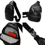Solid Puffer Mini Sling Bag - Madeline Love - Flyclothing LLC