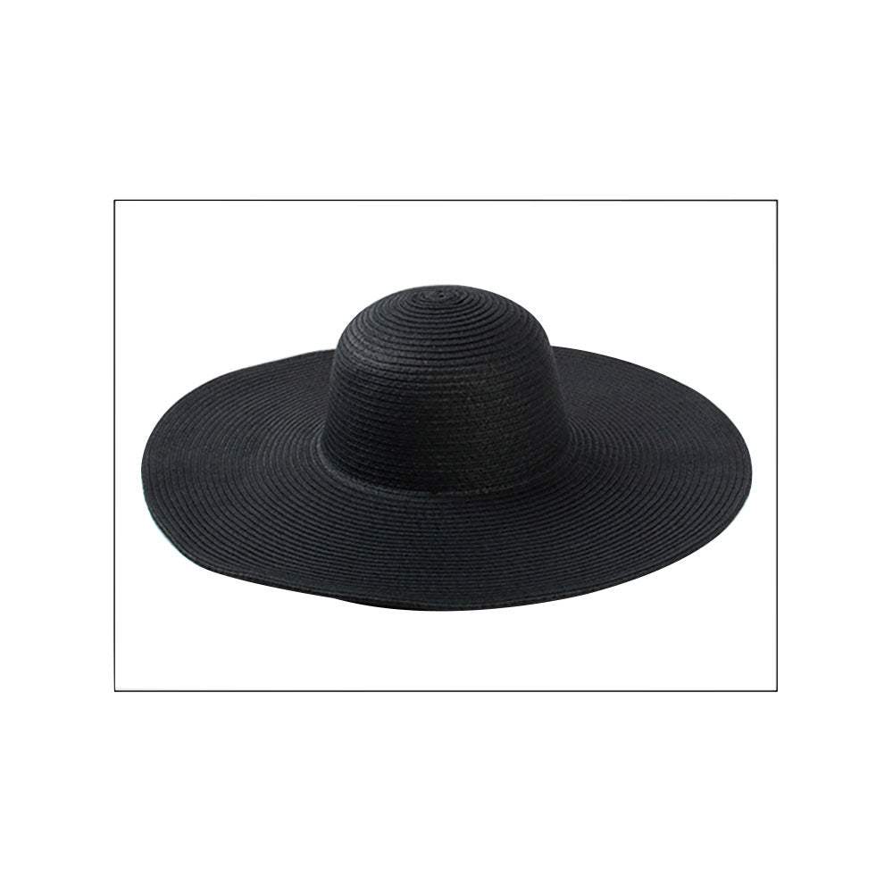 Solid Floppy Straw Sun Hat - Madeline Love - Flyclothing LLC