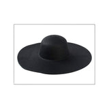 Solid Floppy Straw Sun Hat - Madeline Love - Flyclothing LLC