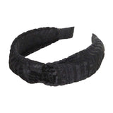 Striped Velvet Knot Burnout Headband - Madeline Love - Flyclothing LLC