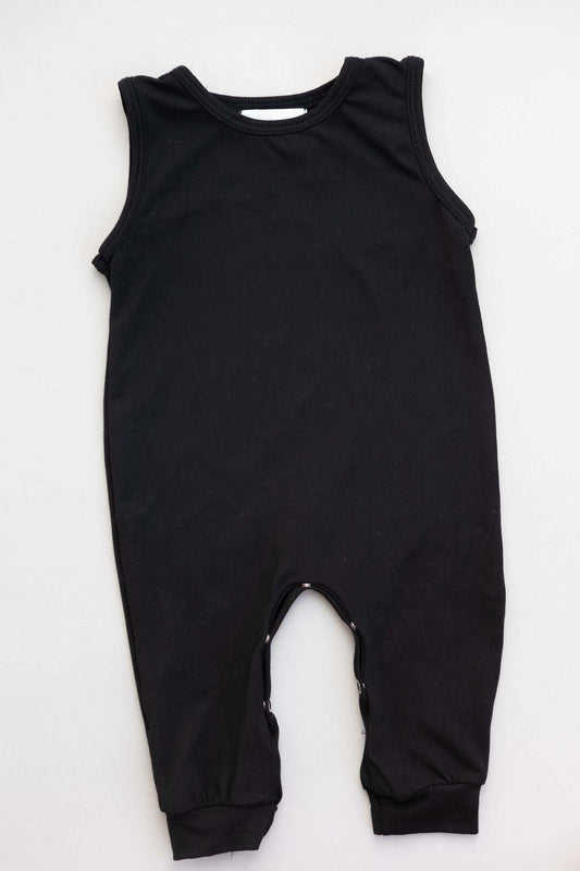 Black Tank One-Piece Jogger - Mila & Rose ® - Flyclothing LLC