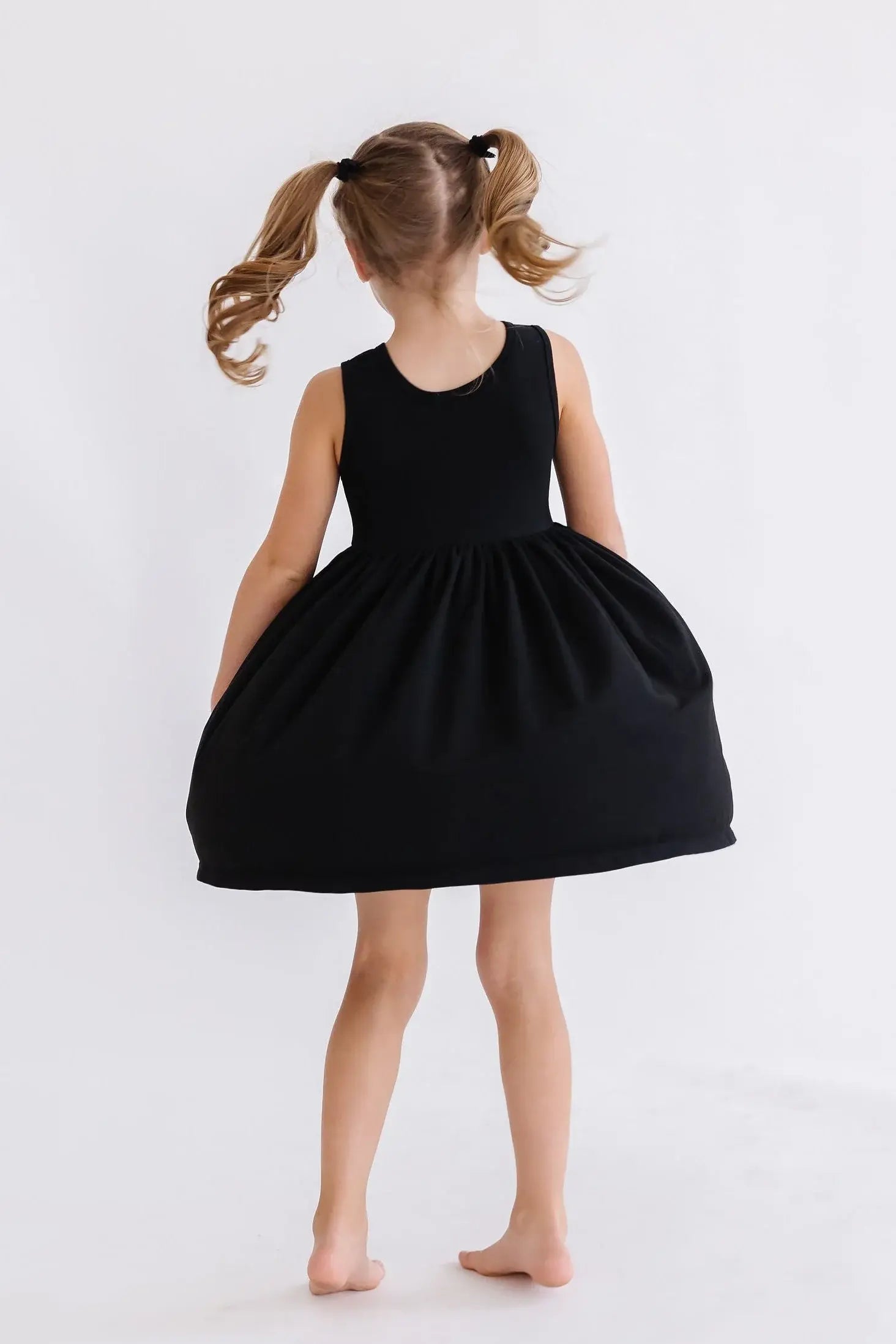 Black Tank Pocket Twirl Dress - Mila & Rose ® - Flyclothing LLC
