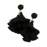 Tassel Cluster Vine Dangle Earrings - Madeline Love - Flyclothing LLC