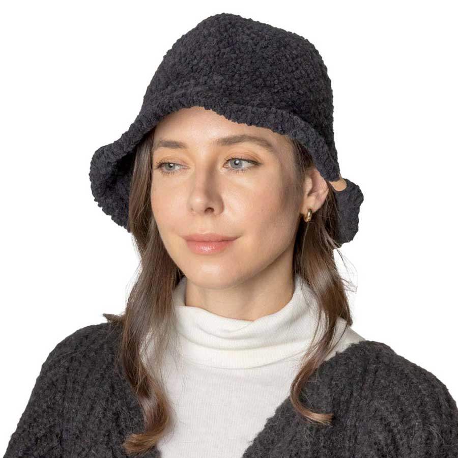 Teddy Sherpa Bucket Hat - Madeline Love - Flyclothing LLC