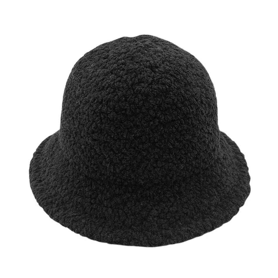Teddy Sherpa Bucket Hat - Madeline Love - Flyclothing LLC