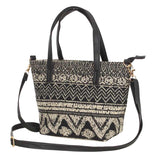 Tribal Patterned Tote Crossbody Bag - Madeline Love - Flyclothing LLC
