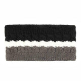 Triple Colored Cable Knit Fleece Headband Earwarmer Earmuff - Madeline Love - Flyclothing LLC