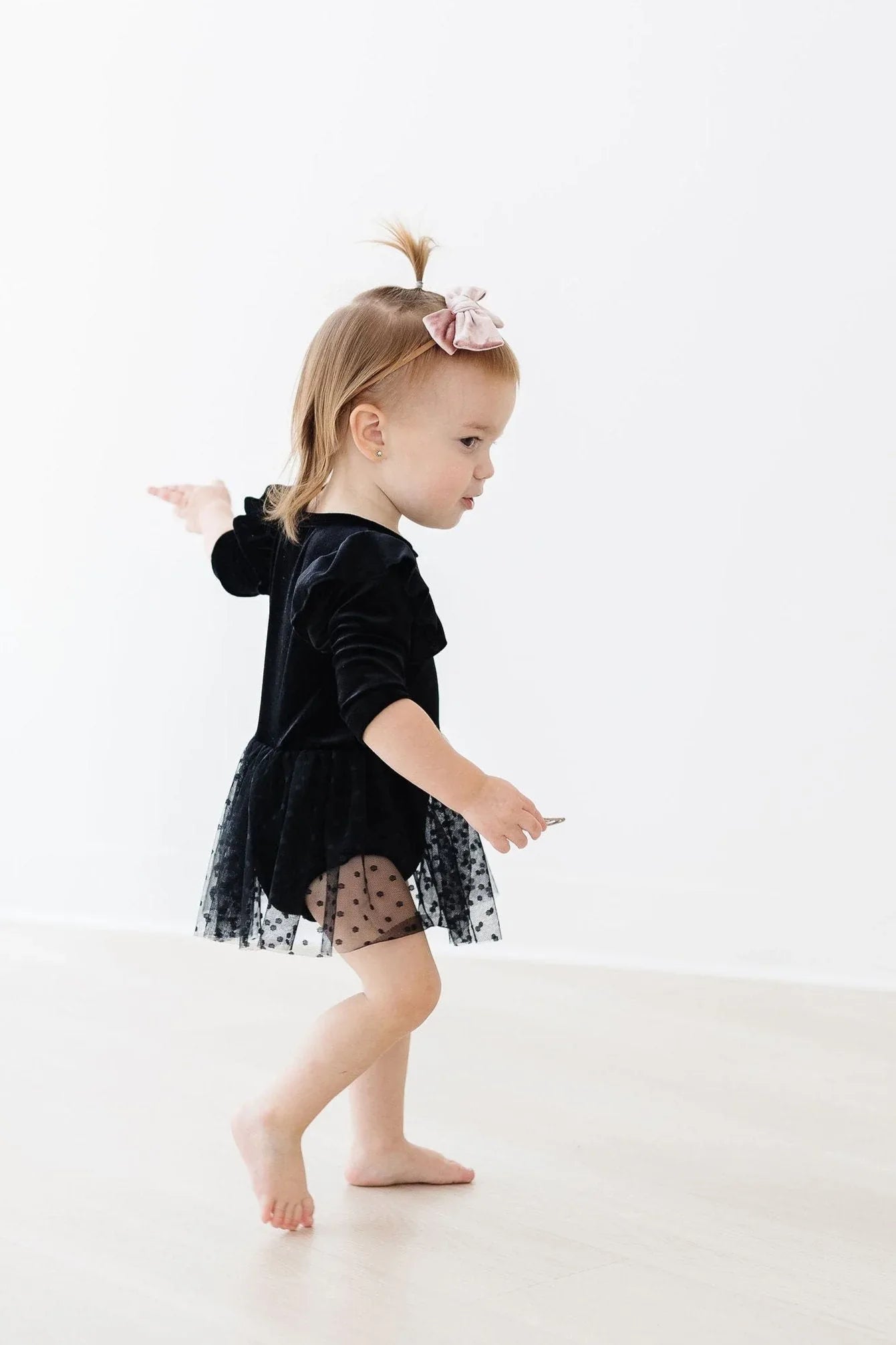 Black Velvet Tutu Bodysuit - Mila & Rose ® - Flyclothing LLC