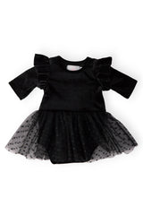 Black Velvet Tutu Bodysuit - Mila & Rose ® - Flyclothing LLC