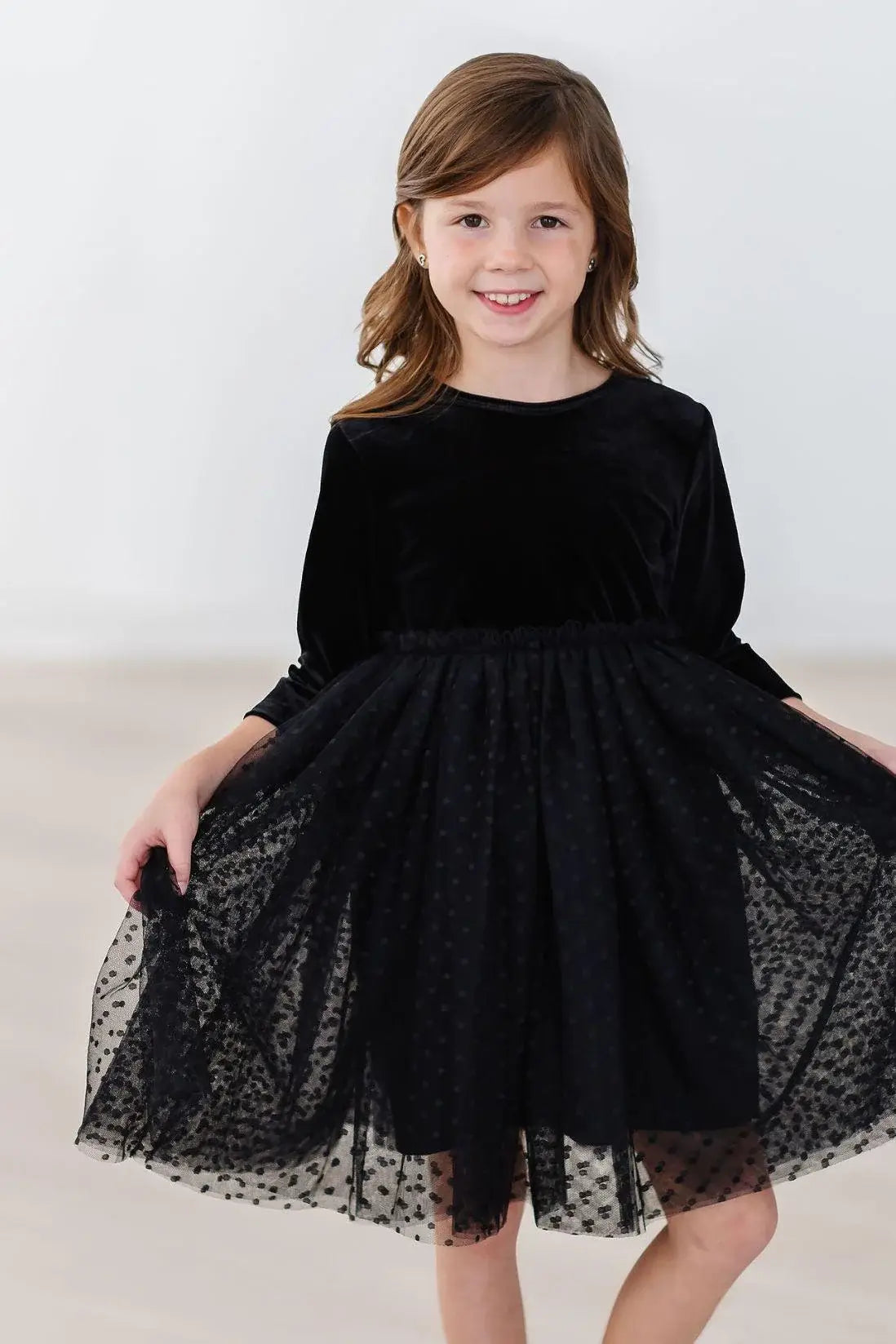 Black Velvet Tutu Dress - Mila & Rose ® - Flyclothing LLC