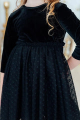 Black Velvet Tutu Dress - Mila & Rose ® - Flyclothing LLC