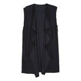 Waterfall Lapel Satin Vest - Madeline Love - Flyclothing LLC