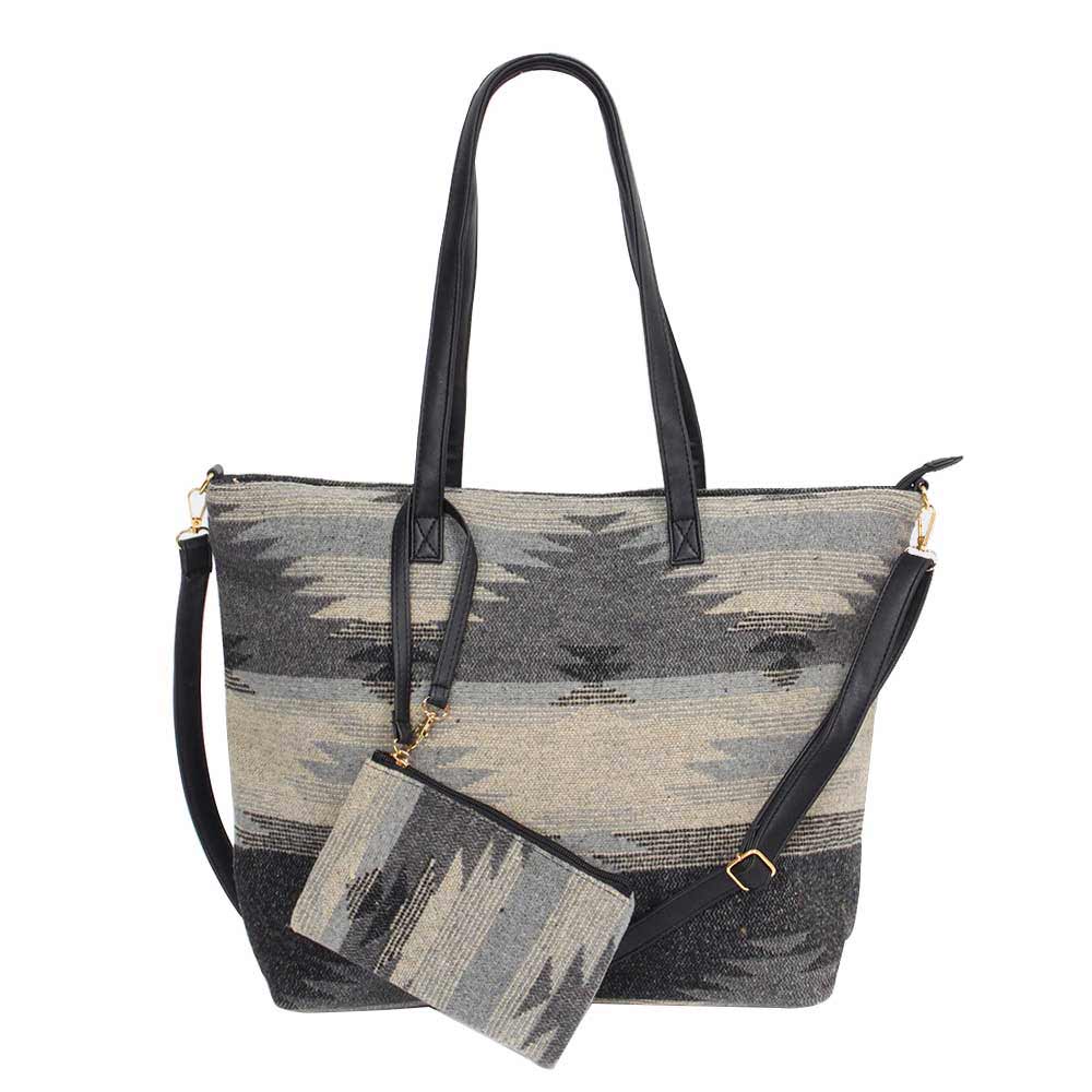 Western Weekend Tote Bag With Pouch - Madeline Love - Flyclothing LLC