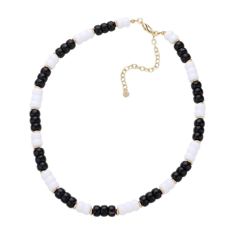 Chunky Beaded Necklace - Madeline Love - Flyclothing LLC