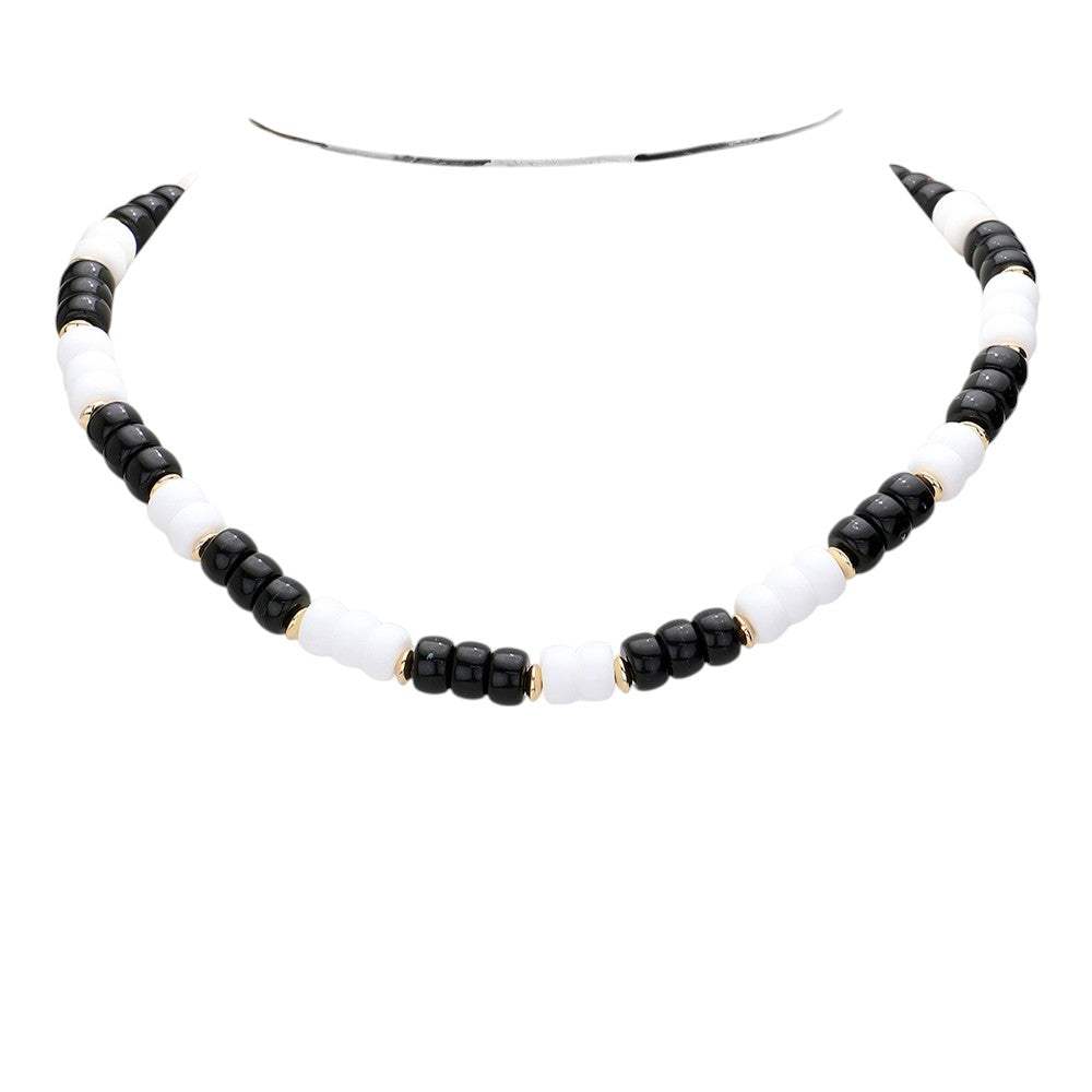 Chunky Beaded Necklace - Madeline Love - Flyclothing LLC