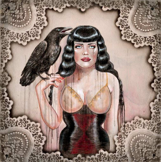 Black Market Art Company Black Widow Print - Black Market Art Company - Flyclothing LLC