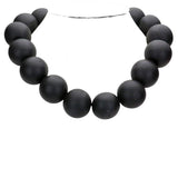Wood Ball Necklace - Madeline Love - Flyclothing LLC