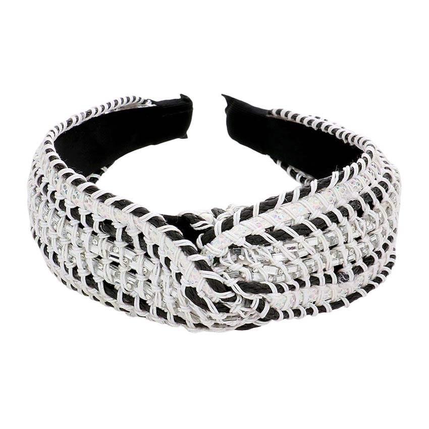 Woven Cord Twisted Headband - Madeline Love - Flyclothing LLC