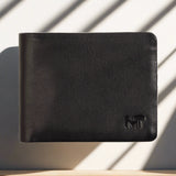 Black Duke Bifold Wallet - Classy Leather Bags - Flyclothing LLC