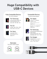 Anker USB-A to USB-C Cable (3 ft / 6 ft, Upcycled-Braided) - Anker - Flyclothing LLC