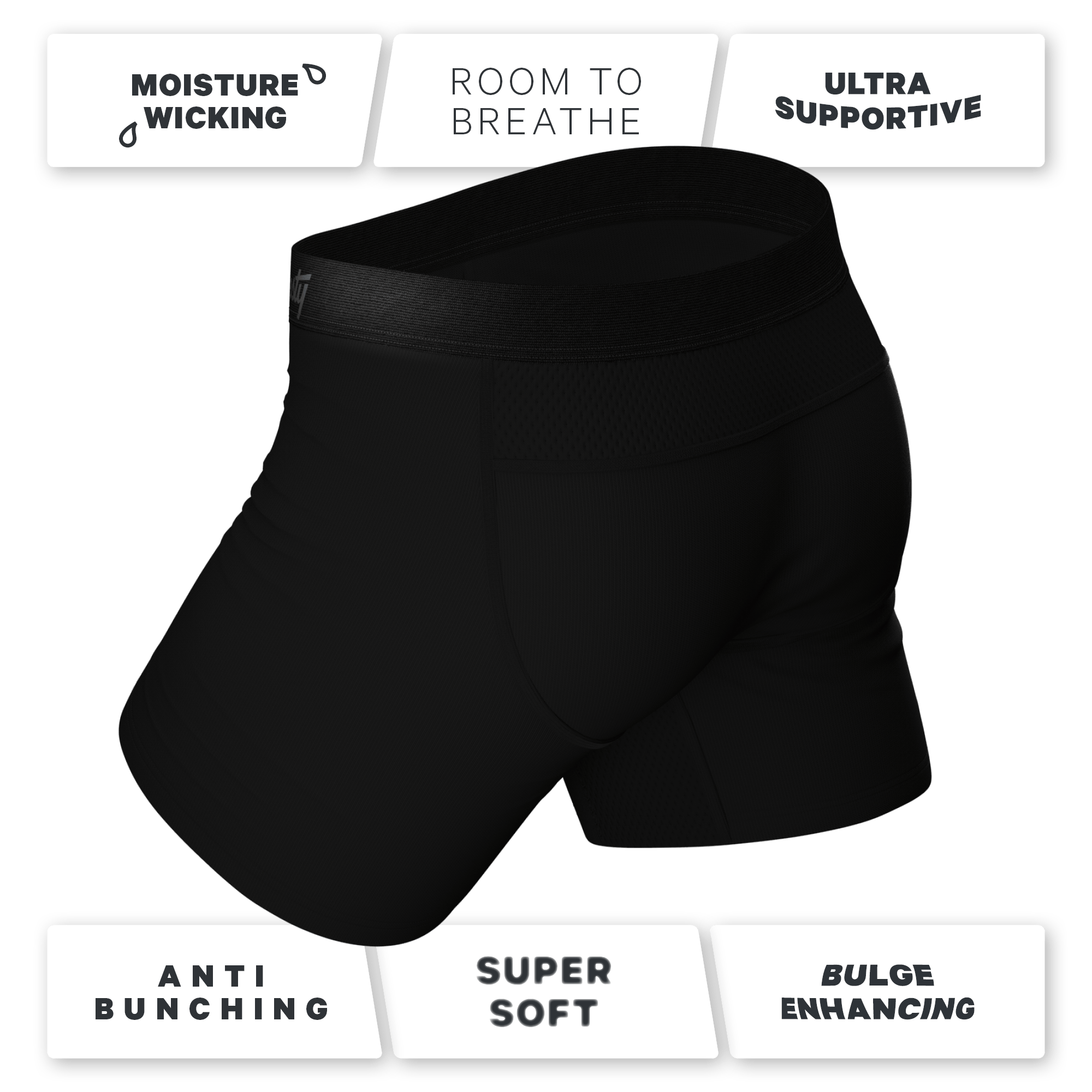 The Black Tie Wedding | Ball Hammock® Boxer Brief 3 Pack - Shinesty