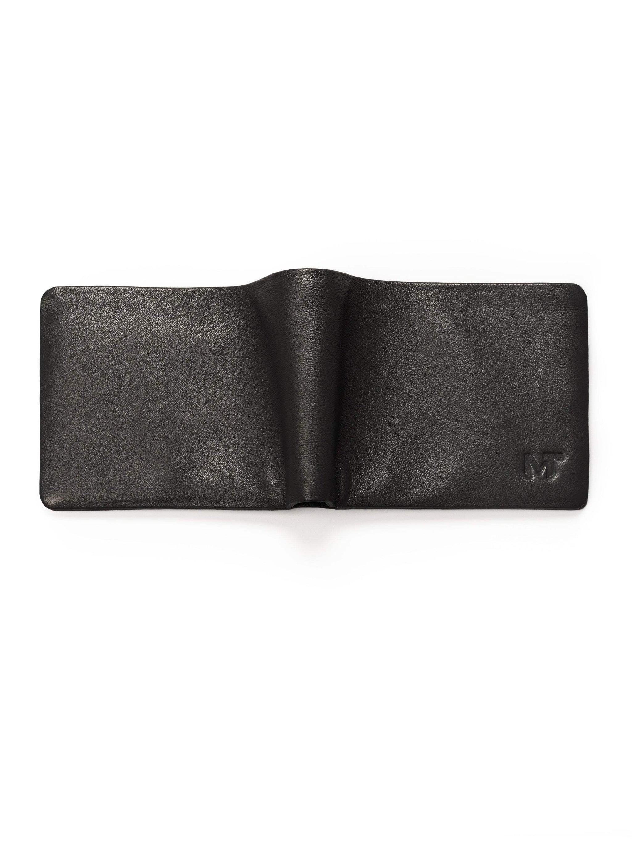 Black Duke Bifold Wallet - Classy Leather Bags - Flyclothing LLC