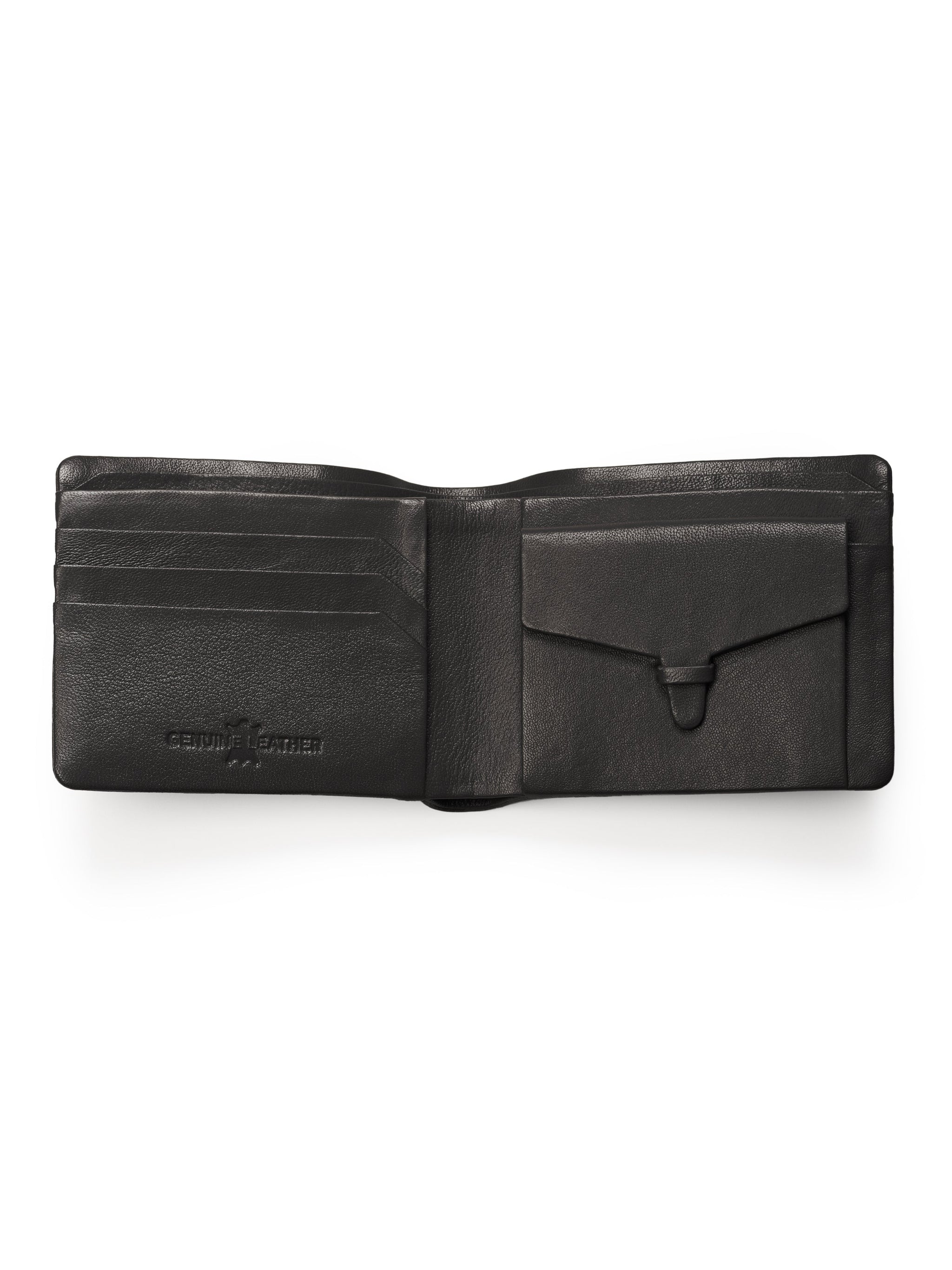 Black Kodiak Billfold - Classy Leather Bags - Flyclothing LLC
