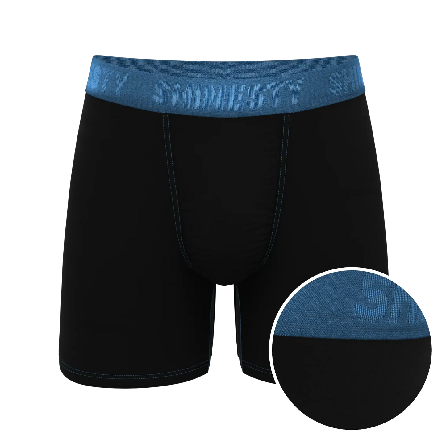 The Black Hole | Black and Blue Ball Hammock® Pouch Underwear - Shinesty - Flyclothing LLC
