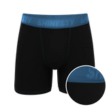 The Black Hole | Black and Blue Ball Hammock® Pouch Underwear - Shinesty - Flyclothing LLC