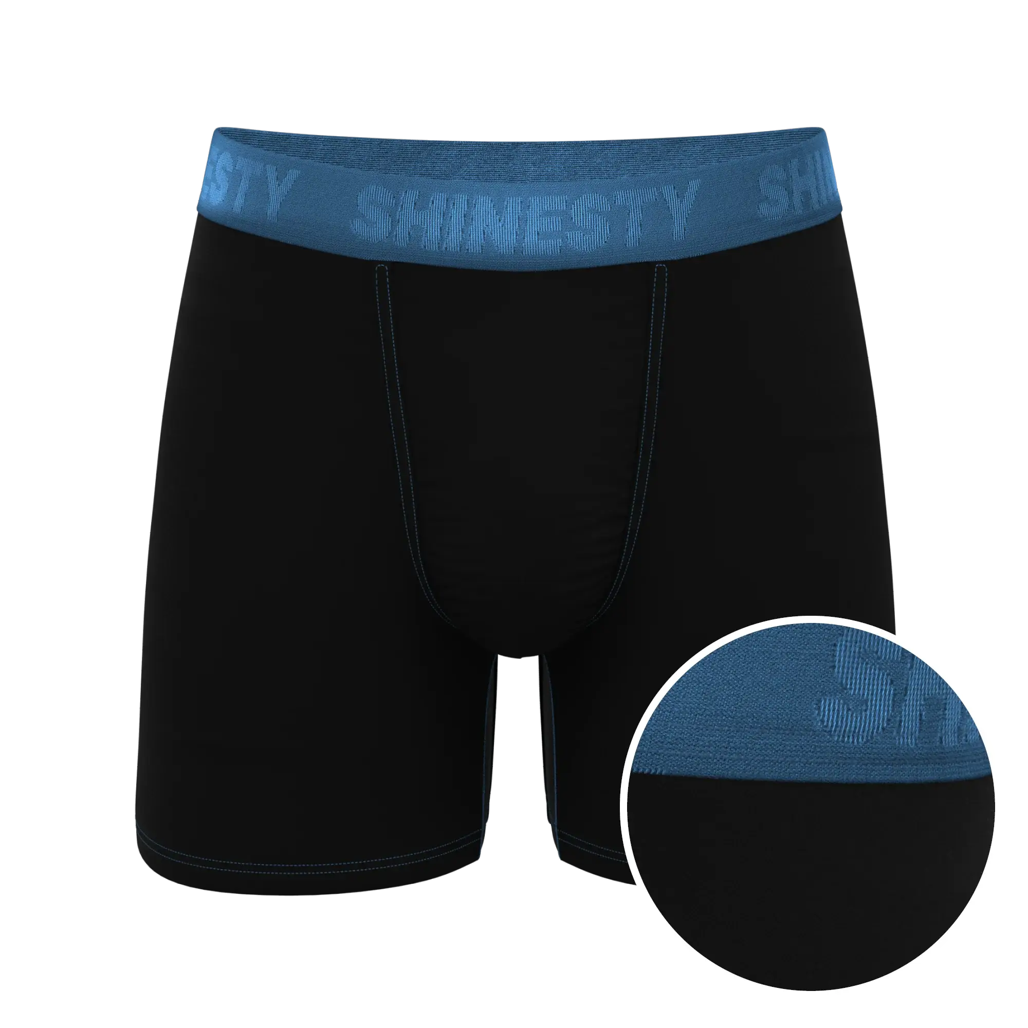 The Black Hole | Black and Blue Ball Hammock® Pouch Underwear - Shinesty - Flyclothing LLC
