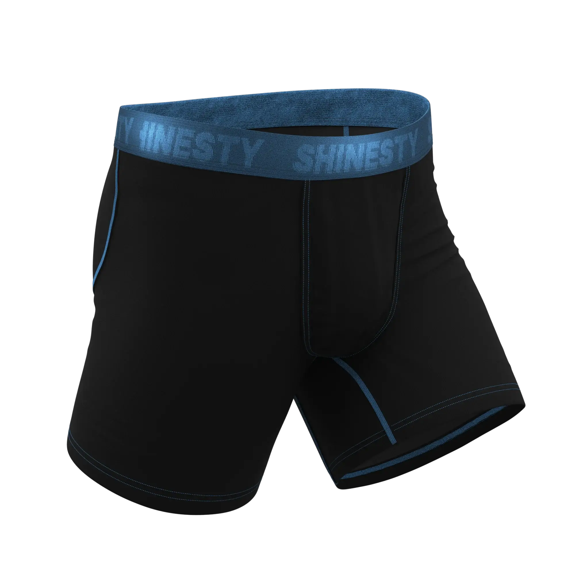 The Black Hole | Black and Blue Ball Hammock® Pouch Underwear - Shinesty - Flyclothing LLC