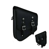 Black - Left Side PVC Swing Arm Bag - Unik Just for Bikers - Flyclothing LLC