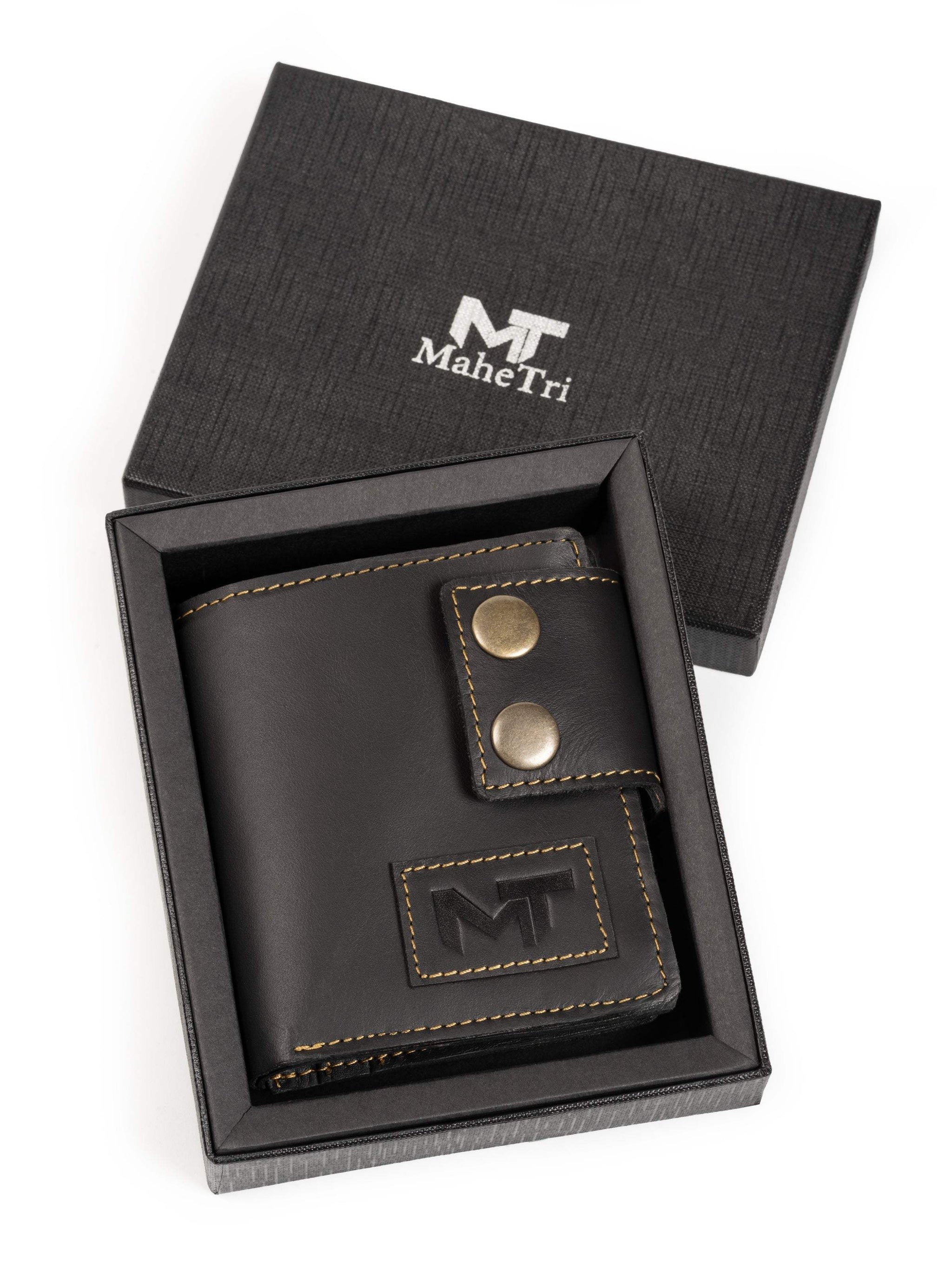 Swift Hold Wallet - Black - Classy Leather Bags - Flyclothing LLC