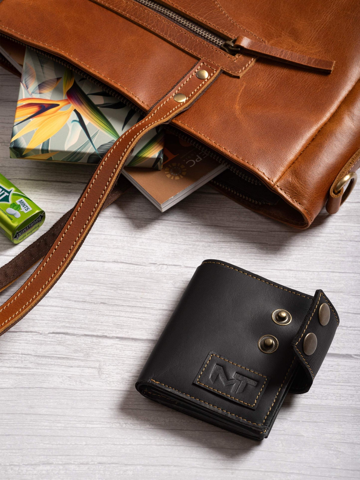 Swift Hold Wallet - Black - Classy Leather Bags - Flyclothing LLC