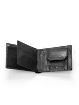 Black Sleek-Fit Wallet - Classy Leather Bags - Flyclothing LLC