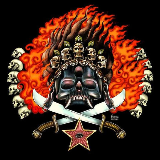 Black Market Art Company Black Skull Print - Black Market Art Company - Flyclothing LLC