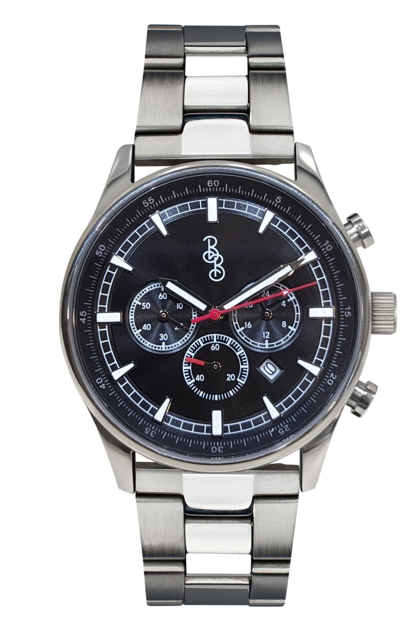 Black Sport Chronograph - The Beyond Boring Watch Company - Flyclothing LLC