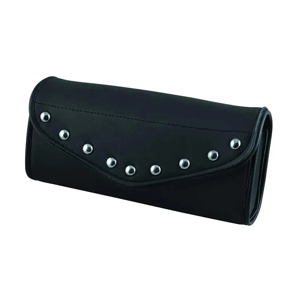 Black PVC 1-Pocket Windshield Bag - Unik Just for Bikers - Flyclothing LLC