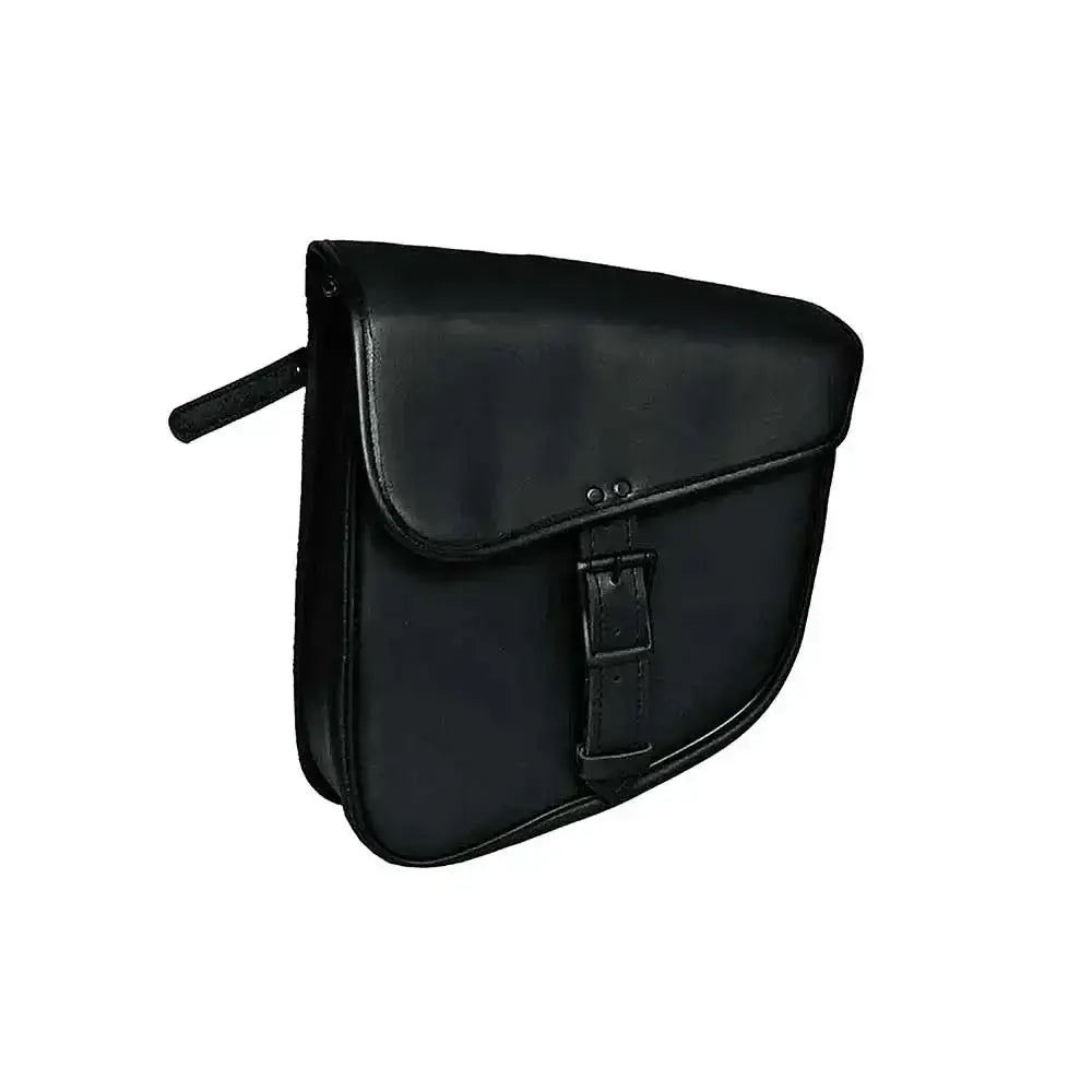 Black 1 Strap - Left Side PVC Swing Arm Bag - Unik Just for Bikers - Flyclothing LLC