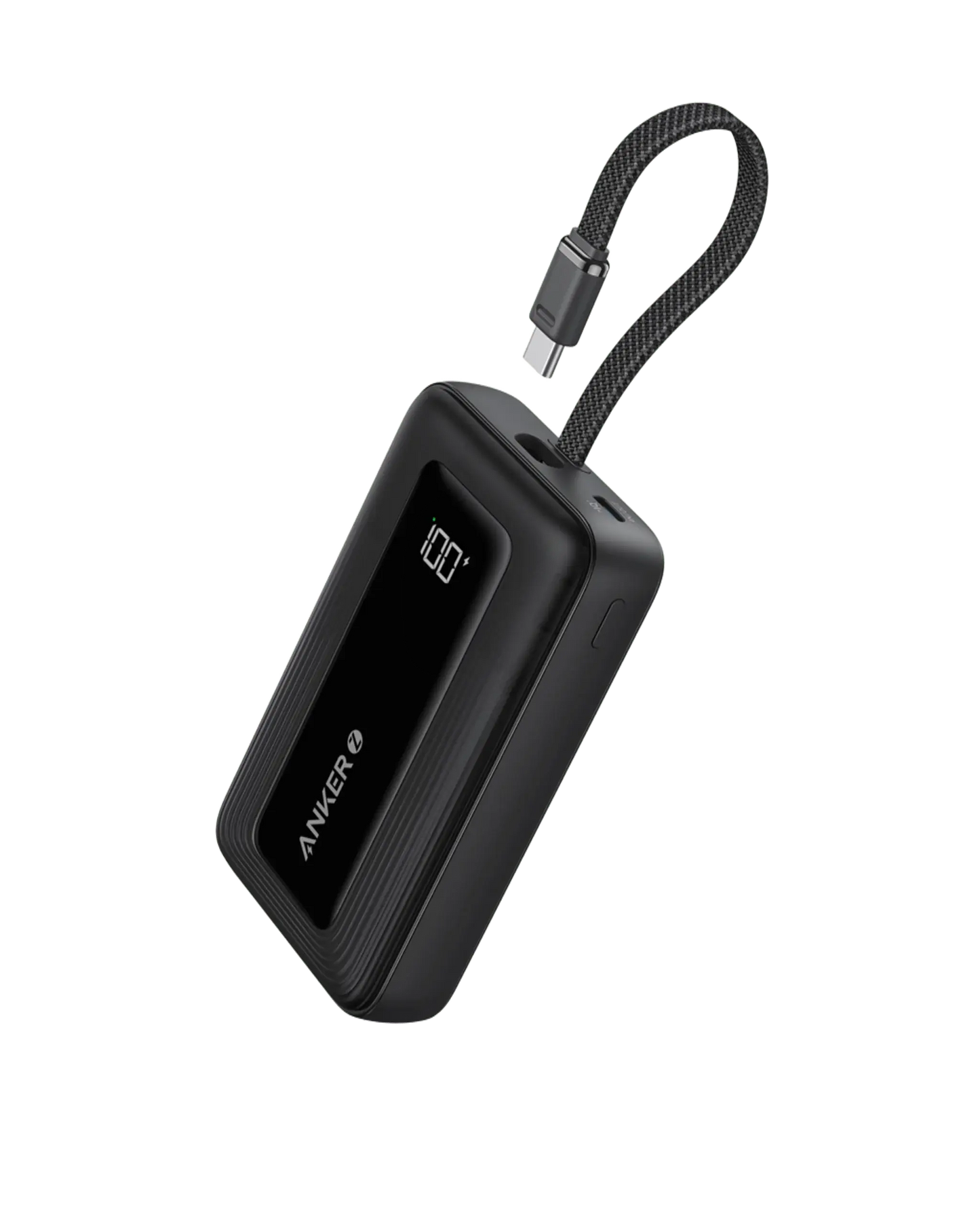 Anker Zolo Power Bank (10K, 30W) with a 5.4-inch (13.7 cm) built-in USB-C cable. - Anker - Flyclothing LLC