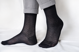 TITTIMITTI® Men’s 100% Mercerized Cotton Filo di Scozia Dress & Trouser Socks — 3-Pack, Made in Italy - tittimitti - Flyclothing LLC