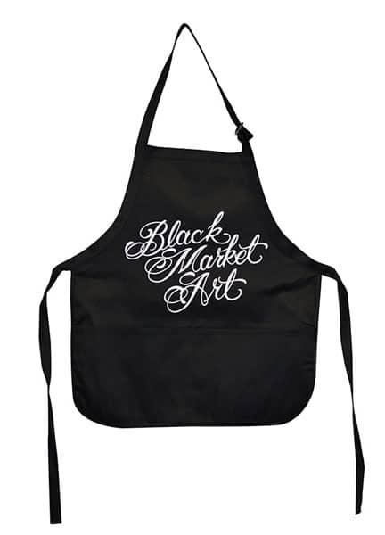 Black Market Art Company Black Market & Art & Tattoo Apron Print - Black Market Art Company - Flyclothing LLC